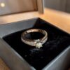 GIA Certified 0.95 Cts Round Princess F/VS1 Diamonds Engagement Ring In 14K Gold