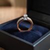 0.75 Carats GIA Certified Round Brilliant F/VS1 Diamonds Solitaire Ring 14K Gold