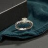 R-629 (19) GIA Certified 1.50 Cts Round Brilliant F/VS1 Diamonds Engagement Ring 18K Gold