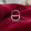 Pave 2.04 Cts F/VS1 Diamonds Blue Sapphire Ruby 3-In-1 Convertible Ring 14K Gold