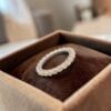 Pavé 1.85 Cts Round Brilliant F/VS1 Diamonds Eternity Band Ring 14K White Gold