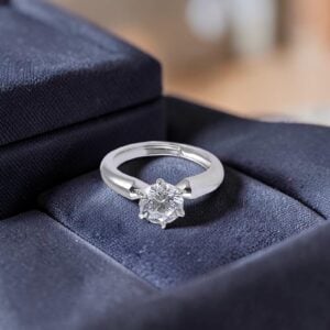 Home 11 0.75 Cts GIA Certified Round Brilliant F/VS1 Diamond Solitaire Ring In 18K Gold