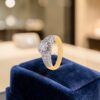 GIA Certified 1.10 Cts Round Brilliant F/VS1 Diamonds Enagagement Ring 14K Gold