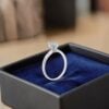 R-696 (5) 1/2 Cts GIA Certified Marquise Shape F/VS1 Diamond Solitaire Ring 14K White Gold