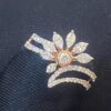 R-774 (5) Pave 1.30 Cts Marquise Round Shape Natural Diamonds Anniversary Ring In 14K Gold