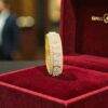 R-854 (33) Pave 2.70 Cts Round Baguette F/VS1 Diamonds Unisex Eternity Band Ring 14K Gold