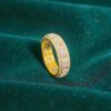 R-854 (35) Pave 2.70 Cts Round Baguette F/VS1 Diamonds Unisex Eternity Band Ring 14K Gold