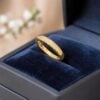 Classy 1/2 Cts Round Baguette F/VS1 Diamonds Half Eternity Band Ring in 18K Gold