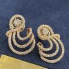 SD-E0580 (10) Stunning 1.79 Cts Round Brilliant Cut Natural Diamonds Stud Earrings In 14K Gold