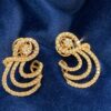 SD-E0580 (6) Stunning 1.79 Cts Round Brilliant Cut Natural Diamonds Stud Earrings In 14K Gold