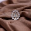 Splendid 0.24 Cts Round Brilliant Cut Natural Diamonds Nose Stud 18K Yellow Gold