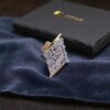 Classy 0.18 Cts Round Brilliant F/VS1 Diamonds Nose Stud In Fine 18K Yellow Gold