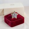 Beautiful 0.10 Cts Round Brilliant F/VS1 Diamond Star Nose Stud 18K Yellow Gold
