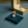 Z-104 (10) Classy 1/5 Cts Round Brilliant F/VS1 Diamond Six-Prong Nose Stud 18K Yellow Gold